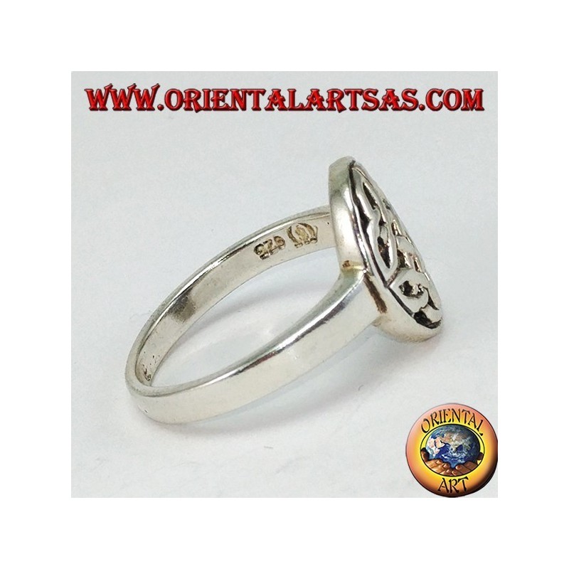 Anello con nodo celtico - Delicato anello Eternity Infinity Swirl