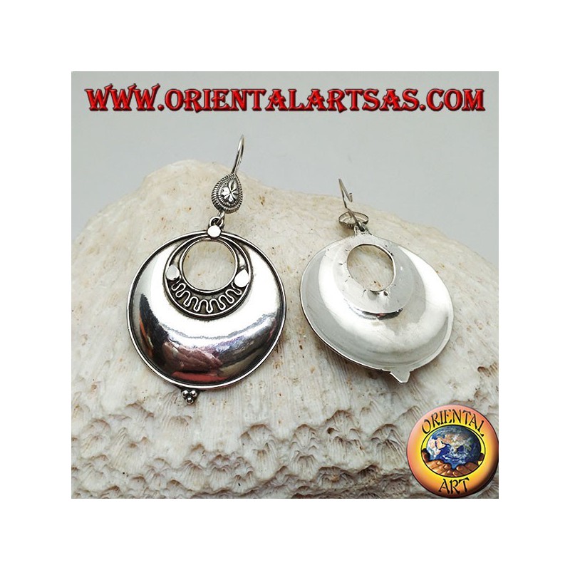 1 Pao D Montature Per Orecchn N Argento Sterlng 925 Masscco - Foto 3