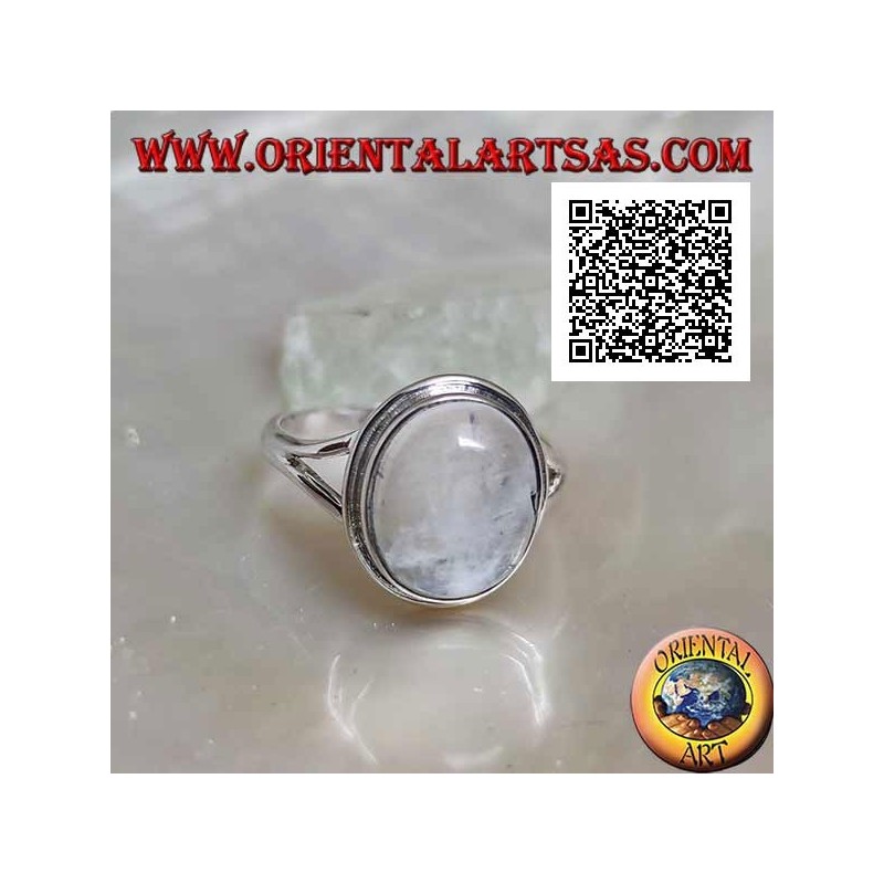 Acquista Anello In Argento Sterling 925 Con Gioielli Fatti A Mano Con Pietra Preziosa Della Pietra Di Luna Arcobaleno In Italia A Partire Da 10 - Foto 9