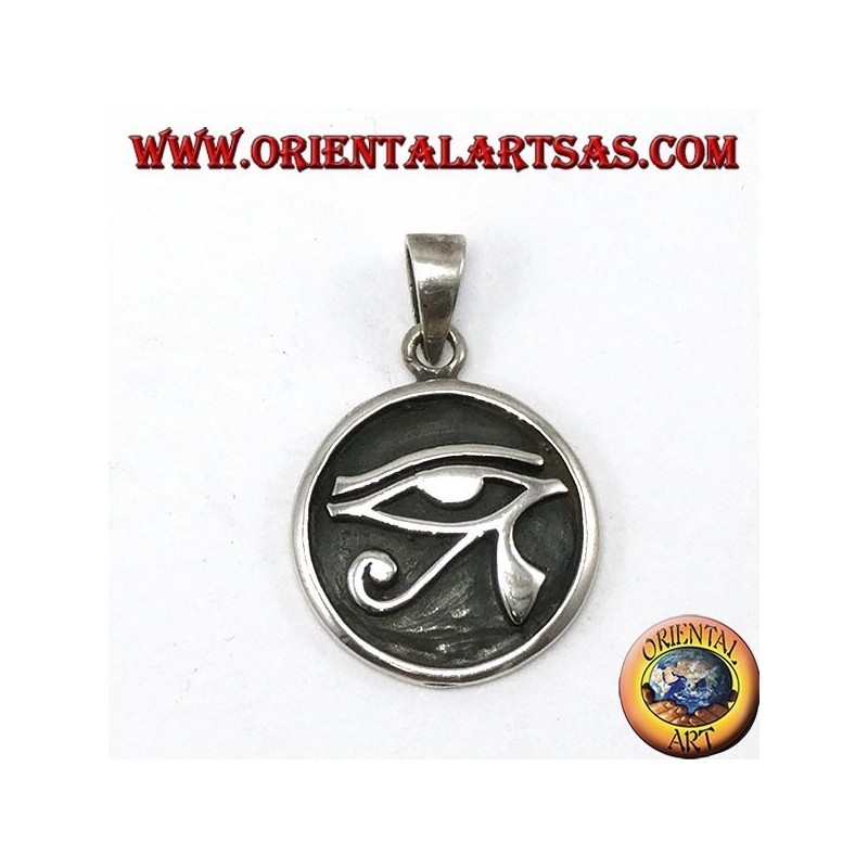 Argent oeil d’Horus pendentif sculpté Argent oeil d’Horus pendentif sculpté
